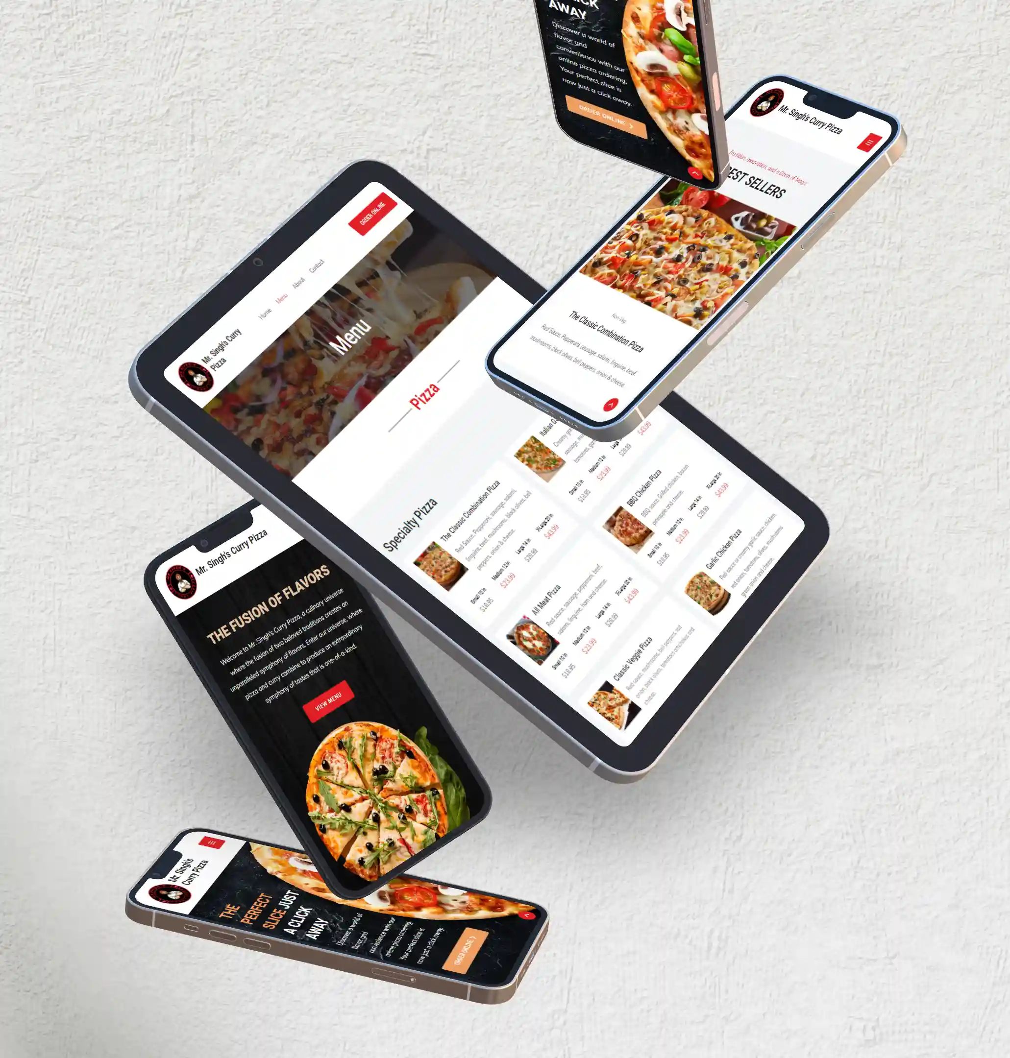 curry-pizza-website