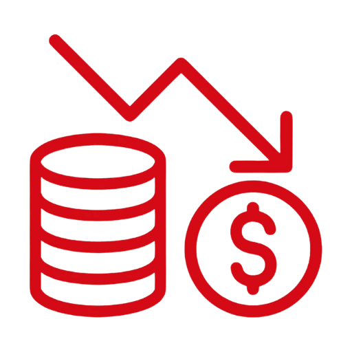 High Ad spend but very low returns icon - YouTube Ads Management Company in Amritsar 
