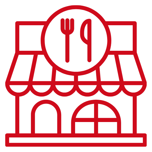 Restaurants & Cafes icon - YouTube Ads Management Company in Amritsar 